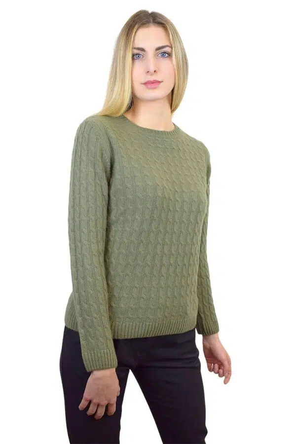 Treccia donna in puro cashmere