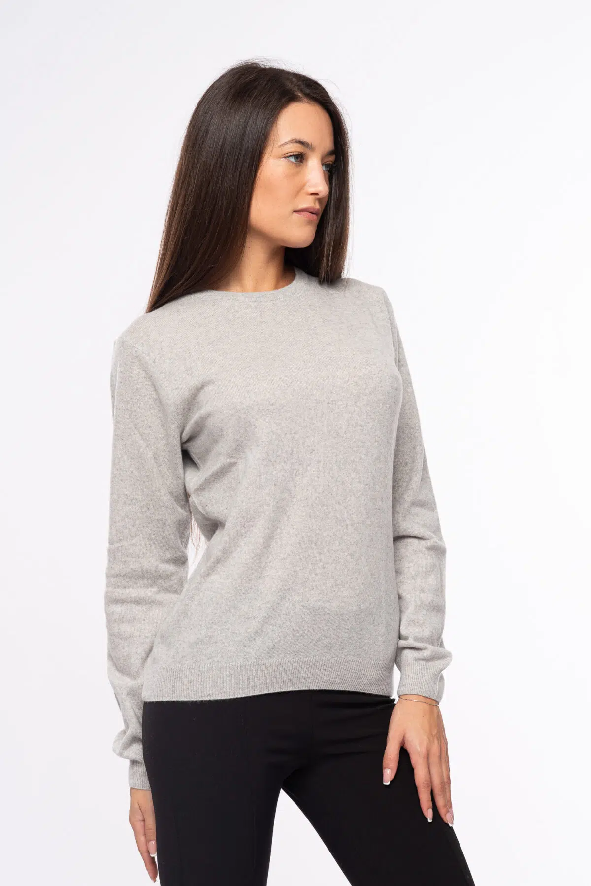 girocollo donna eco cashmere grigio2