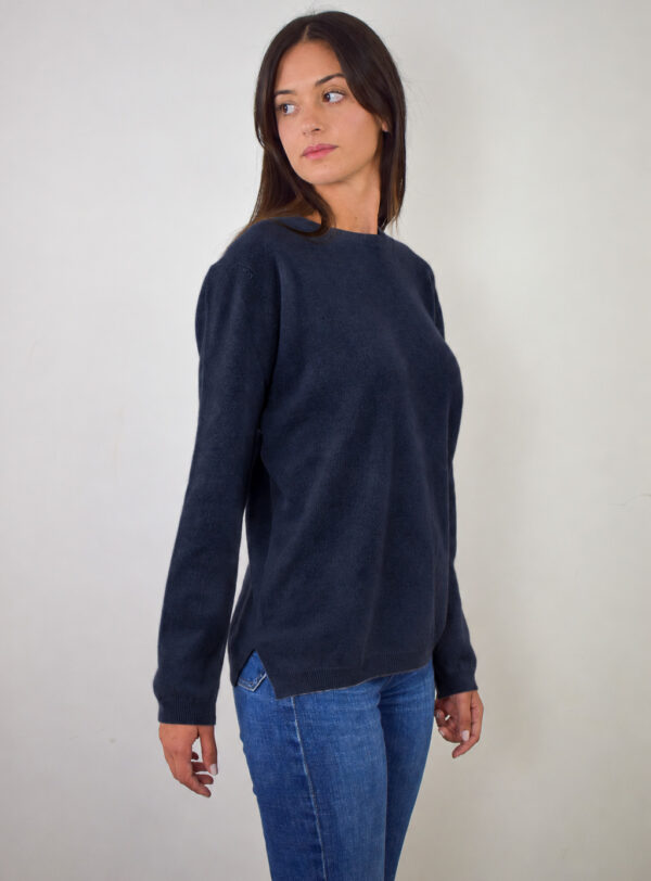 Girocollo Donna Puro Cashmere 2027 Blu Notte